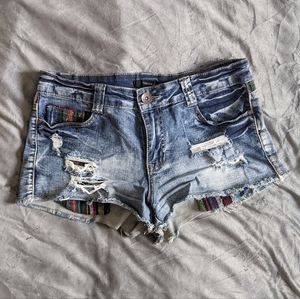 Forever 21 Baja Jean Shorts